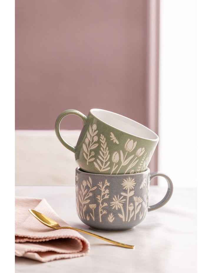 The Meadow Mug 400ml in Green