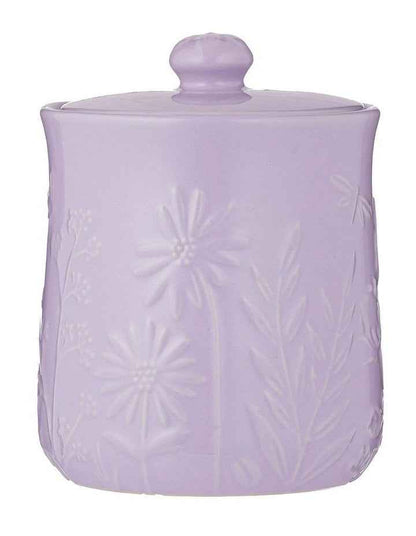 In The Meadow Lilac Storage Jar 15 x 11.5cm/800ml in Lilac