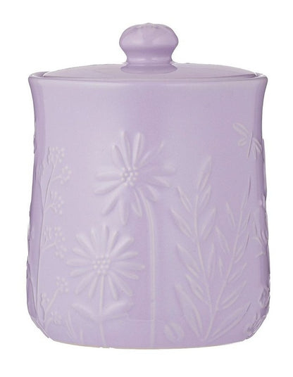 In The Meadow Lilac Storage Jar 15 x 11.5cm/800ml in Lilac