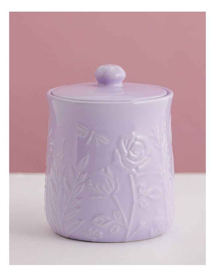 In The Meadow Lilac Storage Jar 15 x 11.5cm/800ml in Lilac
