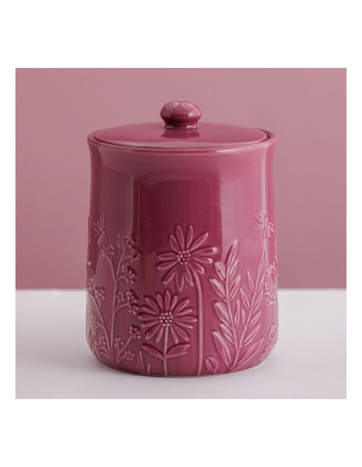 The Meadow Storage Jar 18 x 13cm/1.85L in Purple