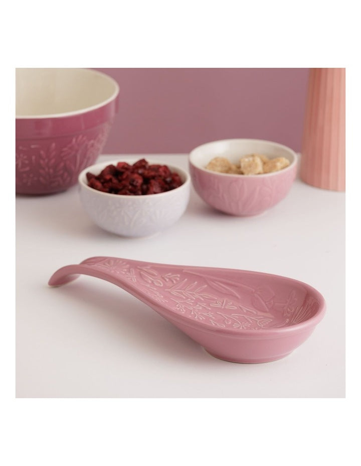 The Meadow Spoon Rest 27 x 12 x 3.8cm in Pink
