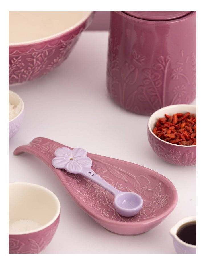 The Meadow Spoon Rest 27 x 12 x 3.8cm in Pink