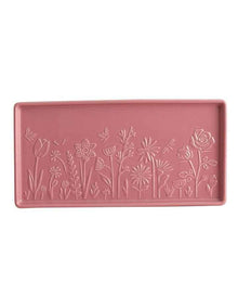 The Meadow Rectangle Platter 30 x 15 x 2cm in Pink