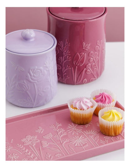 The Meadow Rectangle Platter 30 x 15 x 2cm in Pink