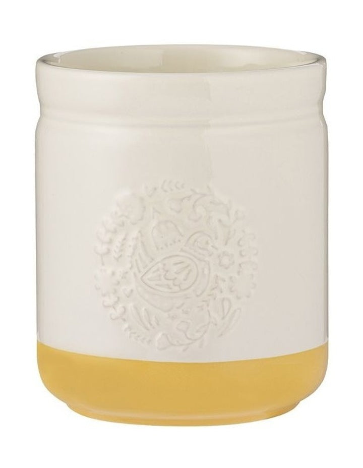Home To Roost Utensil Pot in Cream