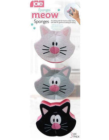 Meow Sponges 3 Pack in Multi