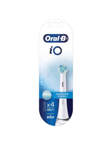 iO Ultimate Clean Replacement Brush Heads - White, 4 Pack