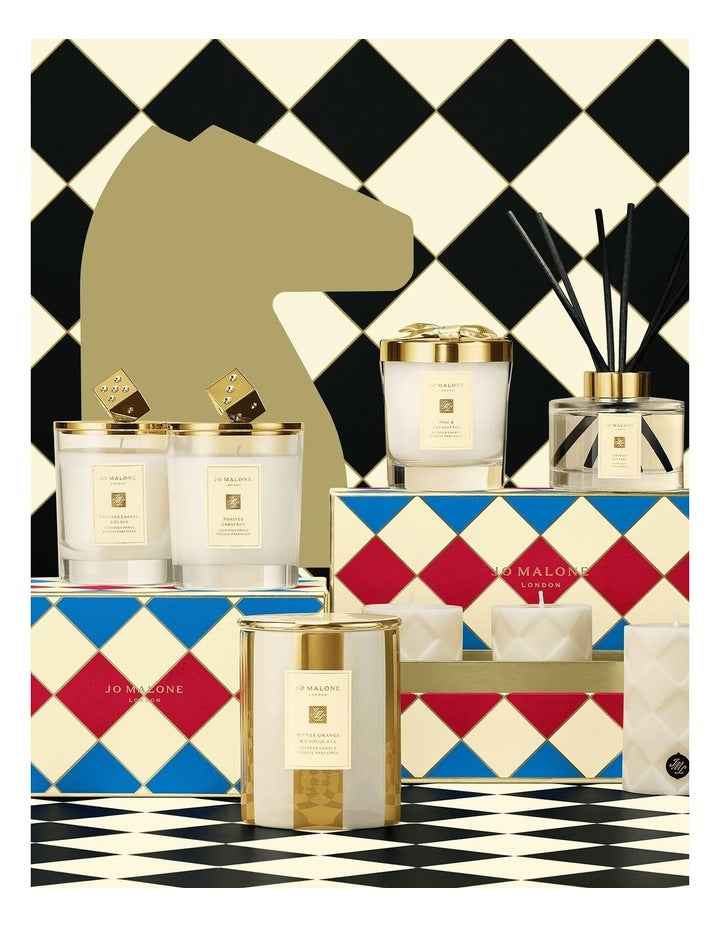 Decorated Candle Duo