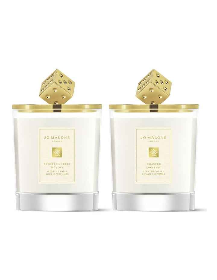 Decorated Candle Duo