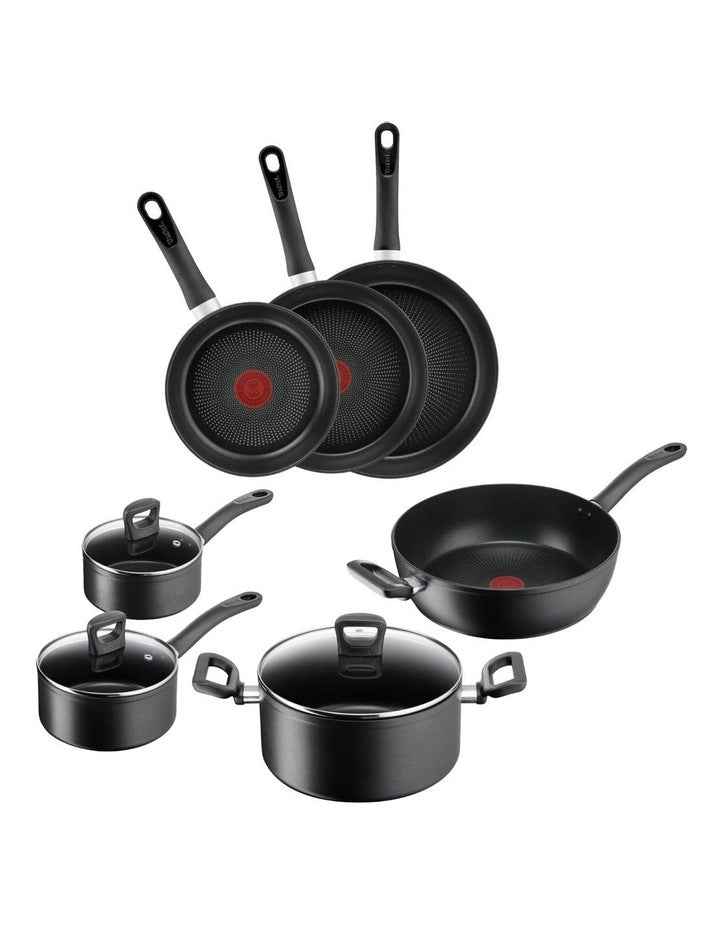 Sensation Force Induction Non-Stick 7 Pieces Set in Black