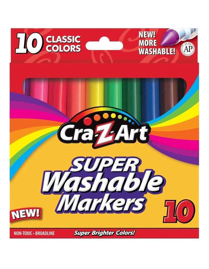 Super Washable Markers 10 Piece