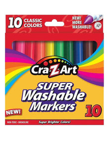 Super Washable Markers 10 Piece