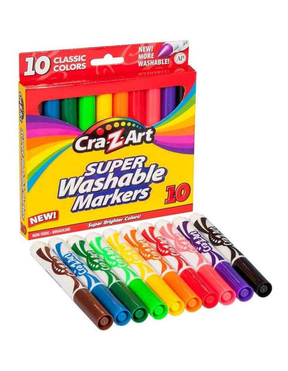 Super Washable Markers 10 Piece