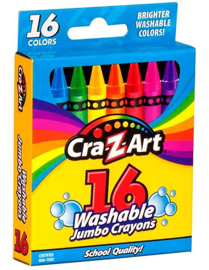Jumbo Washable Crayons 16 Pack