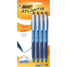 BIC Atlantis Original Ball Pens Blue 4 pack