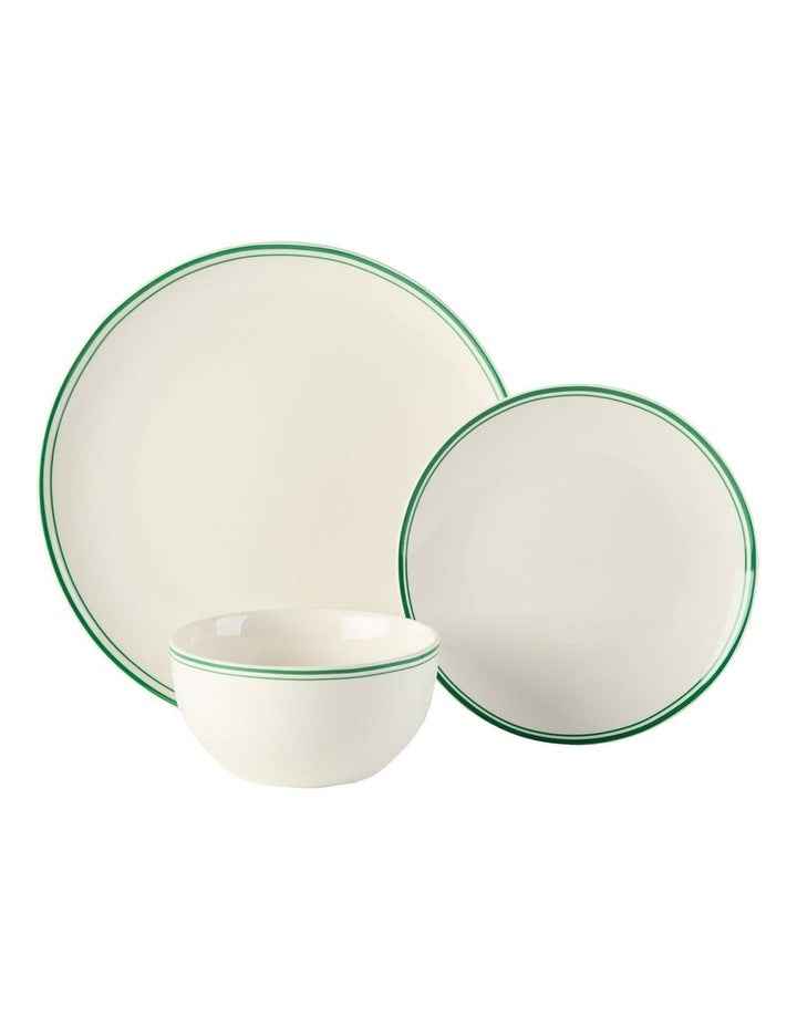 Archie Dinner Set 12 Pieces in Green