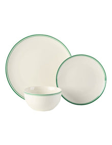 Archie Dinner Set 12 Pieces in Green