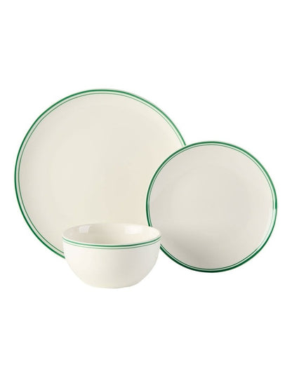 Archie Dinner Set 12 Pieces in Green
