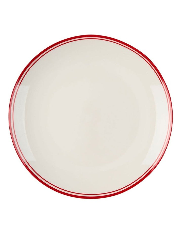 Archie Dinner Set 12 Pieces in Red