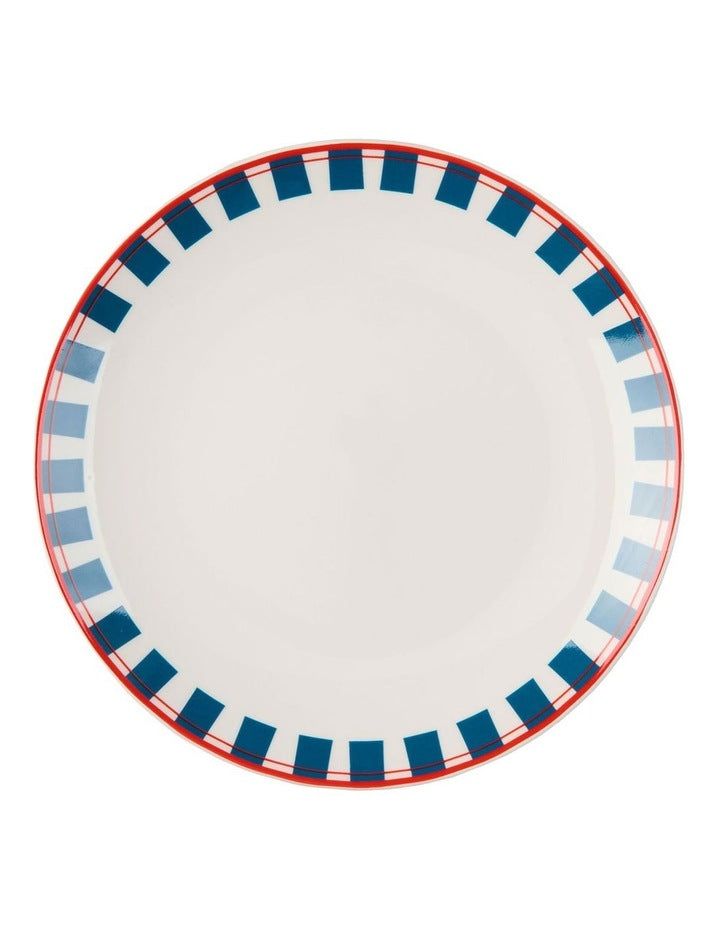 Winnie Dinner Set 12 Pieces in Red/Blue