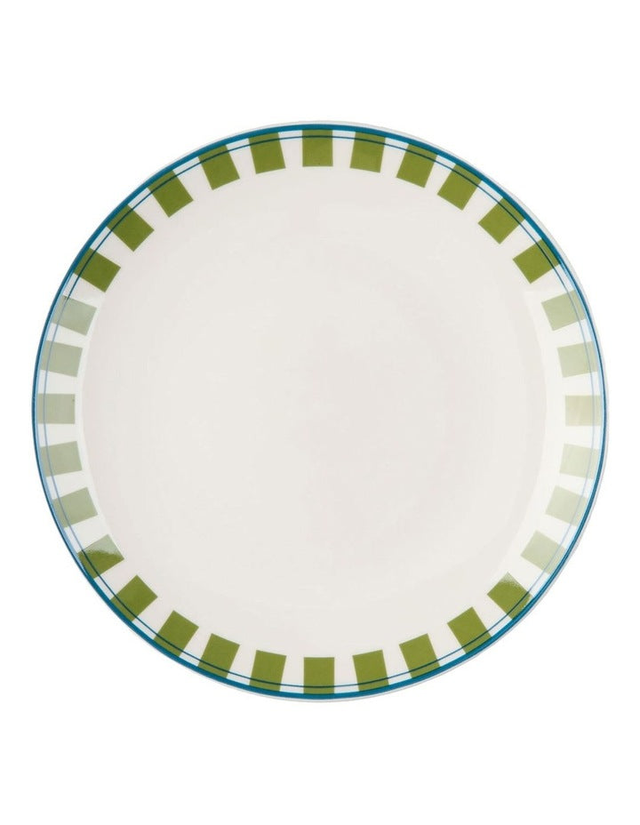 Winnie Dinner Set 12 Pieces in Blue/Green