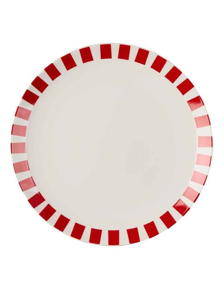 Winnie Dinner Set 12 Pieces in Red/White