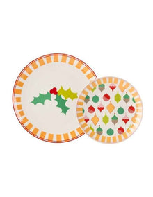 Jollie Plate Set 16 Piece in Yellow