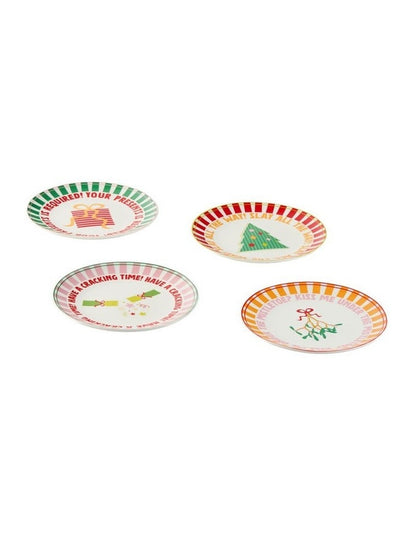 Jollie Side Plate Set of 4 Piece in Multi