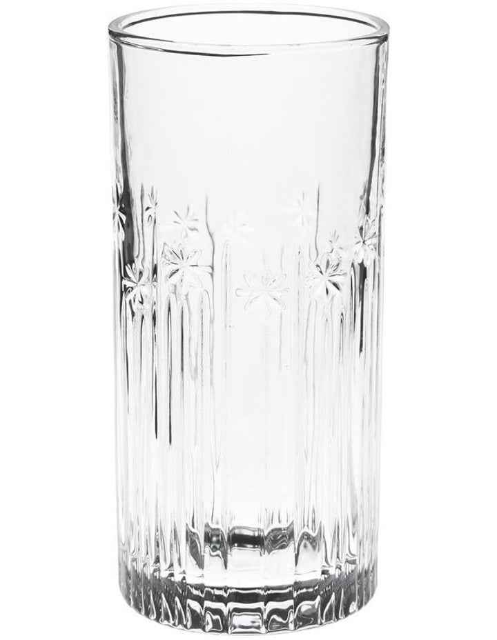 Jollie Highball Glass Set 4 Pieces in Clear