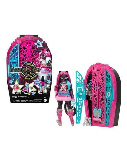 Skulltimate Secrets Hauntlywood Mysteries Catty Noir Doll and Accesories