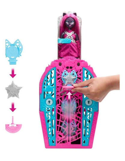 Skulltimate Secrets Hauntlywood Mysteries Catty Noir Doll and Accesories