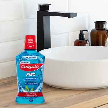 Colgate Mouthwash Peppermint Alcohol Free - Plax 500mL