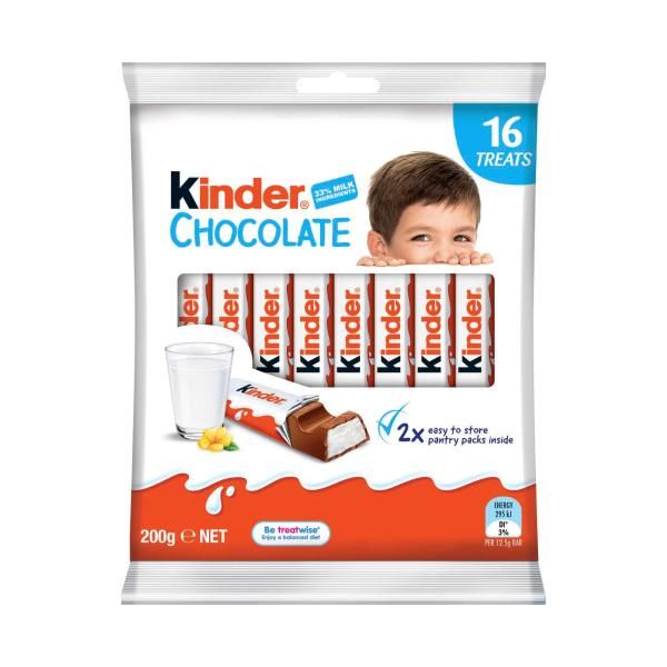 KINDER CHOC LITTLE ONES SHARE PACK 16PK 200G