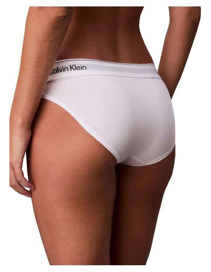 Icon Cotton Modal Bikini Brief in White