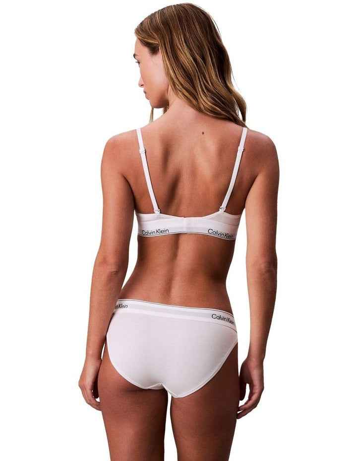 Icon Cotton Modal Bikini Brief in White