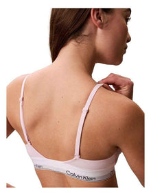 Icon Cotton Modal Lightly Lined Triangle Bra in Cradle Pink