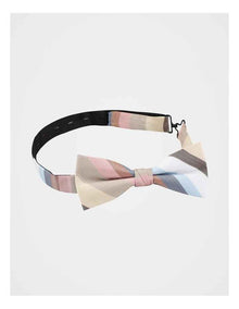 POLY STRIPE BOWTIE