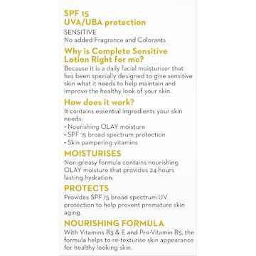 Olay Complete UV Protection Sensitive Lotion SPF 15 150mL