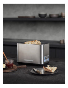 Dual Toaster with Auto Lift in Silver