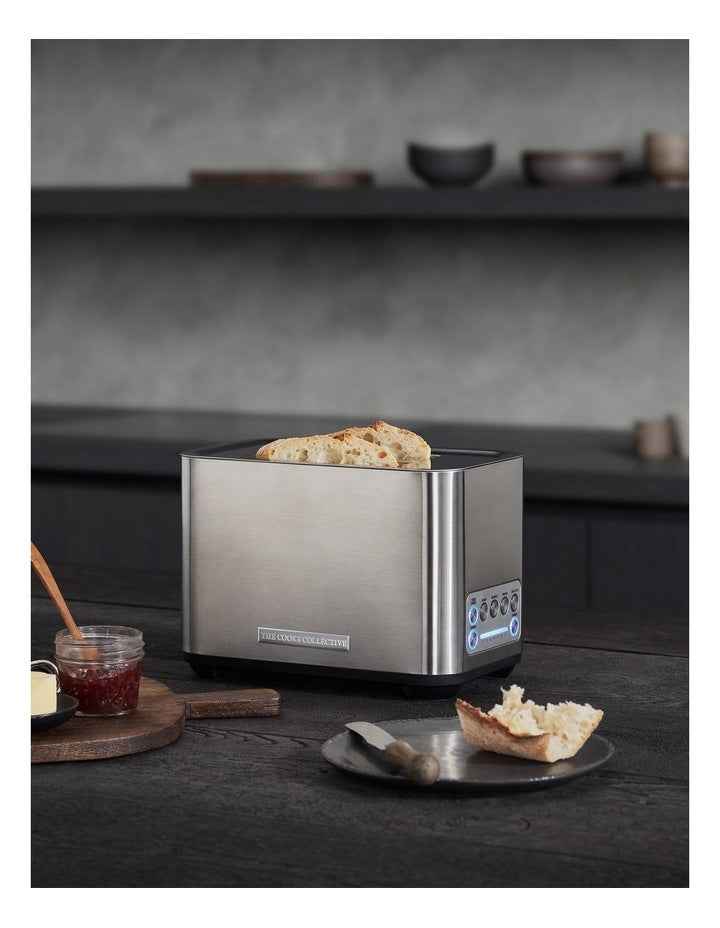 Dual Toaster with Auto Lift in Silver