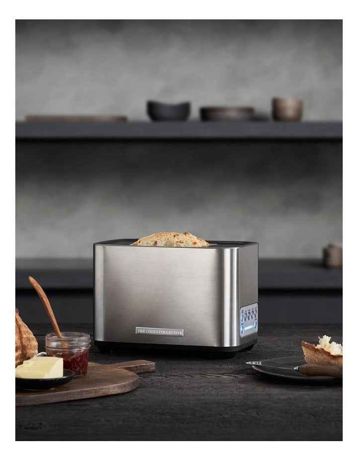 Dual Toaster with Auto Lift in Silver