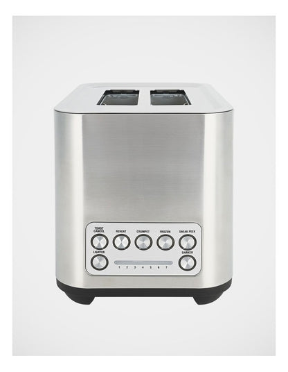Dual Toaster with Auto Lift in Silver
