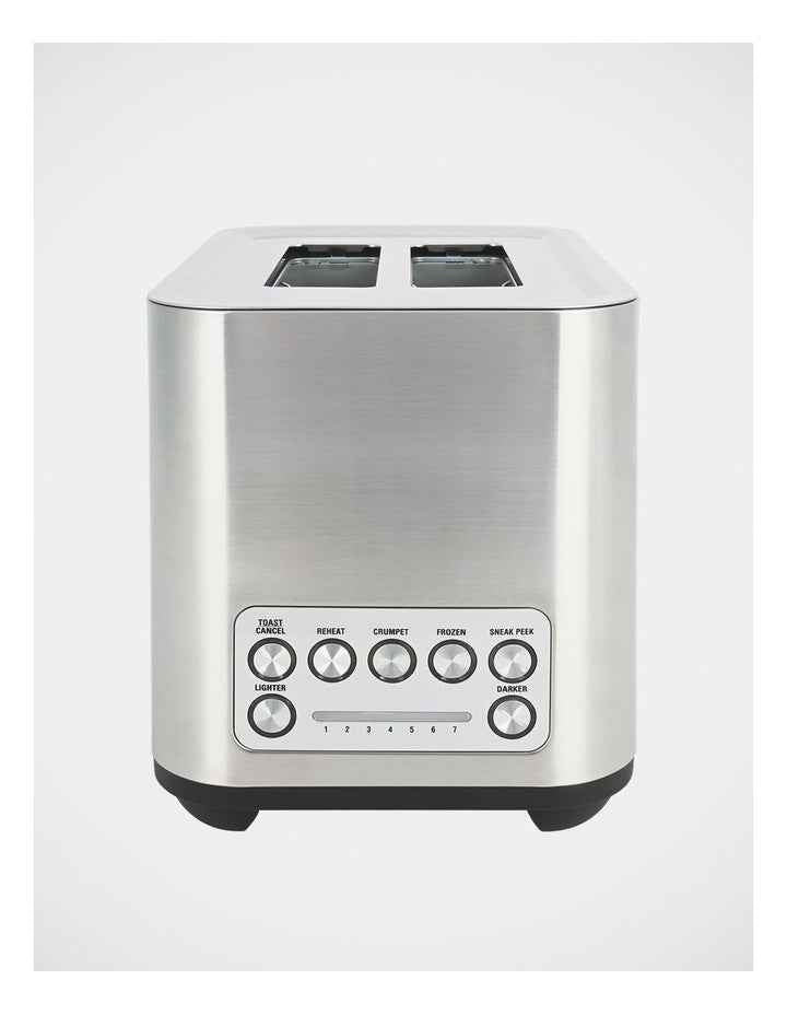 Dual Toaster with Auto Lift in Silver
