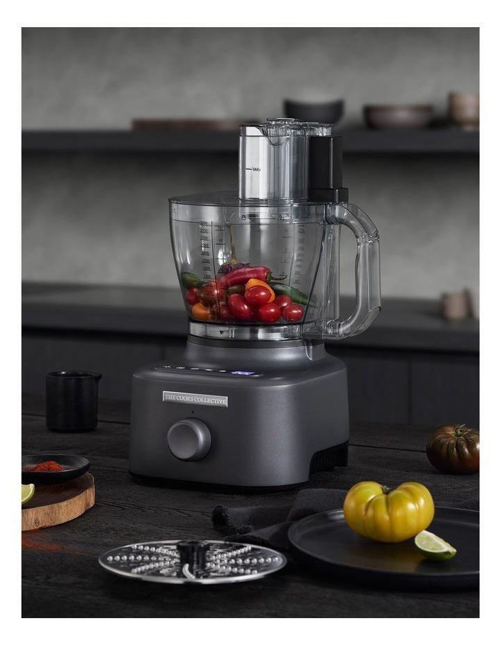 Precision Blade Food Processor and Accessories CFP368 in Grey