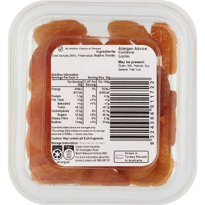 Woolworths Sun Dried Apricots 180g