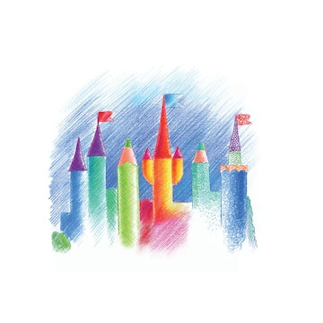Faber-Castell Triangular Colour Pencils Tri Grip 12 pack