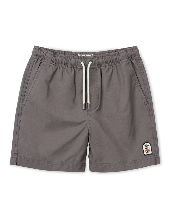 All Day Swim Trunk Shark (3-7 Years) in Grey
