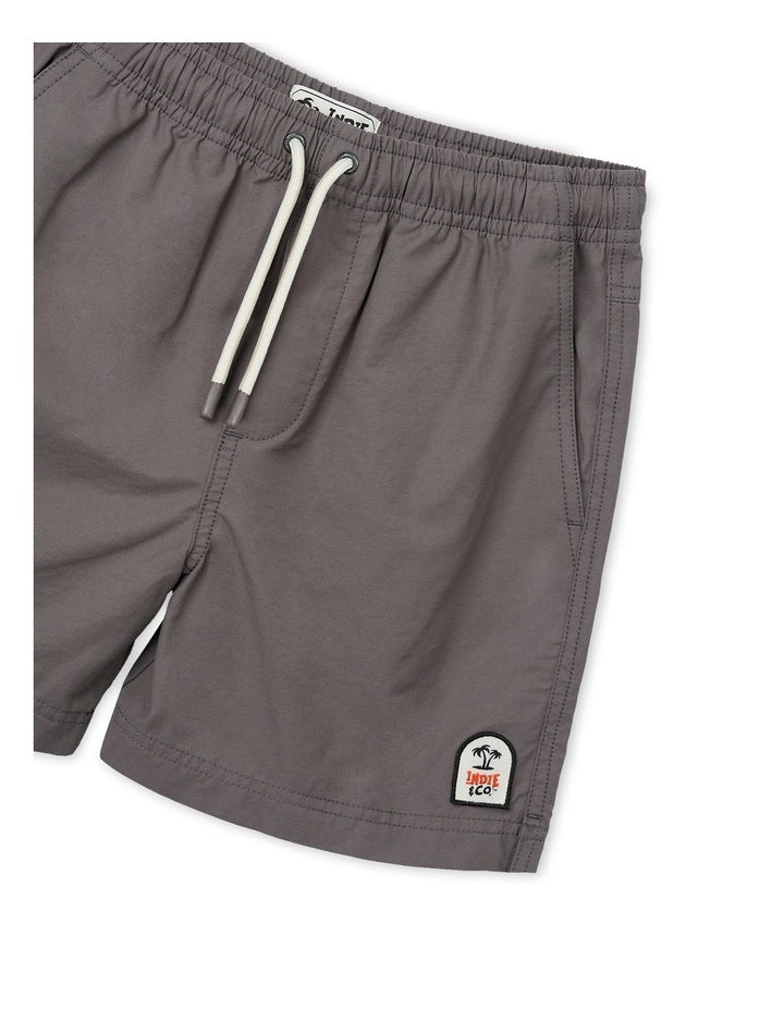 All Day Swim Trunk Shark (3-7 Years) in Grey