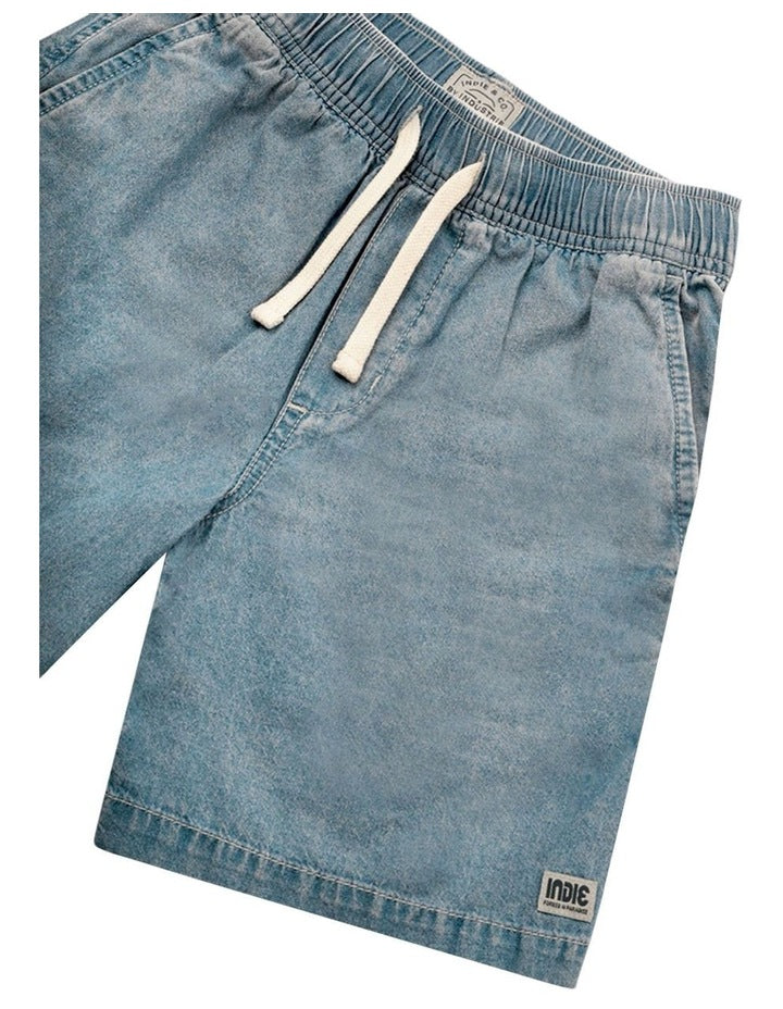 The Marley Comfort Short (3-7 Years) in Indigo